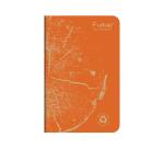 Notizheft 9x14 cm FOREVER PREMIUM, 100% recycelt, 48 Blatt kariert, Weißes Recyclingpapier 90g - Sortiert