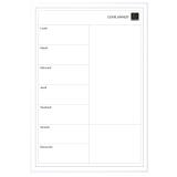 Magnetisch planbord PERSO