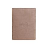 Rhodiarama porte-bloc avec porte-crayon + bloc N°12 ligné - Taupe
