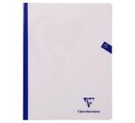 Mimesys cahier brochure cousue 24x32cm 192 pages petits carreaux couverture polypropylène Couleur aléatoire - Assortis