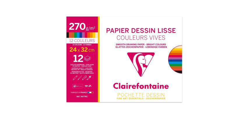 Maya pochette 12F 24x32cm 270g - Assortiment vif