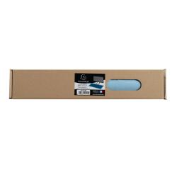 Sous main souple PU bicolore - 35 x 60 cm - Marine/ciel