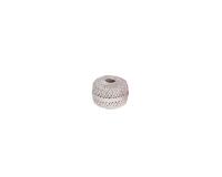 Plat.10 pelot fil métallisé 20mx1mm Argt - Argent