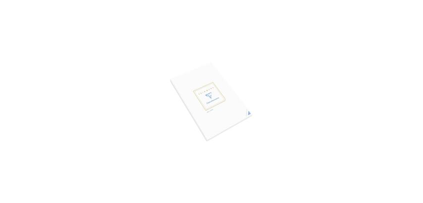 Bloc de Correspondance Triomphe 50 Feuilles Unies Blanches A5-14,8x21 cm - 90g/m2 - Blanc