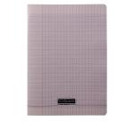 Clairefontaine Polypro Stapled Notebook, Seyes, Ligne 8000, A4, 24 Sheets, 90g - Grey