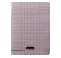 Cahier piqué 8000 POLYPRO A4 48 pages grands carreaux 90 g - Gris