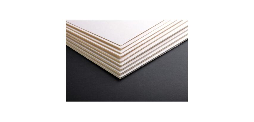 Carton Bois 4,0mm 5F 60x80cm 2200g - Ivoire