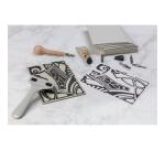 Coffret de linogravure.