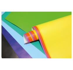 PAPIER AFFICHE PEINTE, Paquet de 50 feuilles 90g/m au format 60x80cm - Assortiment