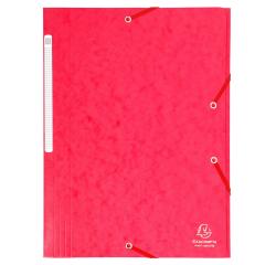 Cartella 3 lembi con elastici Maxi capacity cartoncino lustré 425g/mq - A4
