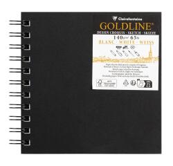 Goldline carnet spiralé 50F 15x15cm 140g - Blanc