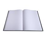 Exacompta Grid Register, 600 Pages 35x22.5cm - Black canvas