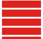 Papier 80g, Tiny 50x0,35m Rayures rouges - Rouge