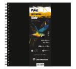 PaintON Noir carnet spiralé 30F 23,5x23,5cm 250g