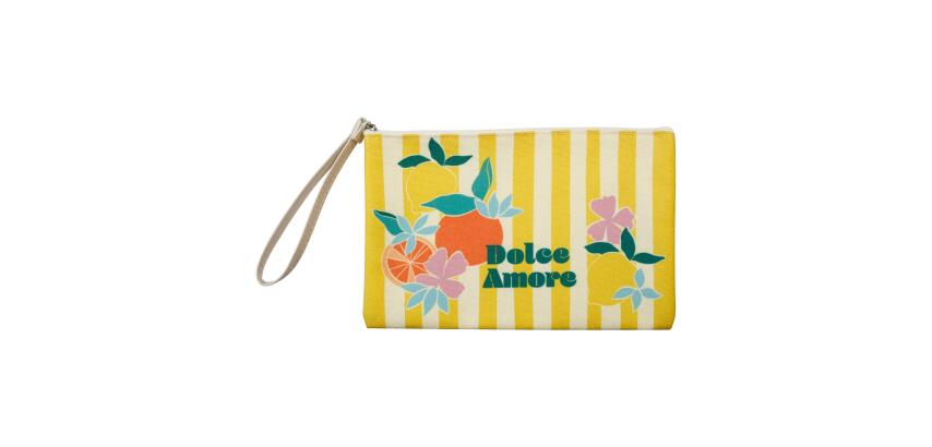 Dolce Amore, Trousse en coton 22x16 cm