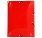 Carpeta Exacompta con gomas 3 solapas Polipropileno 5/10º Crystal Colours - A3 - Colores surtidos