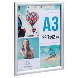 Cornice da parete con profilo in alluminio A3 - Argento