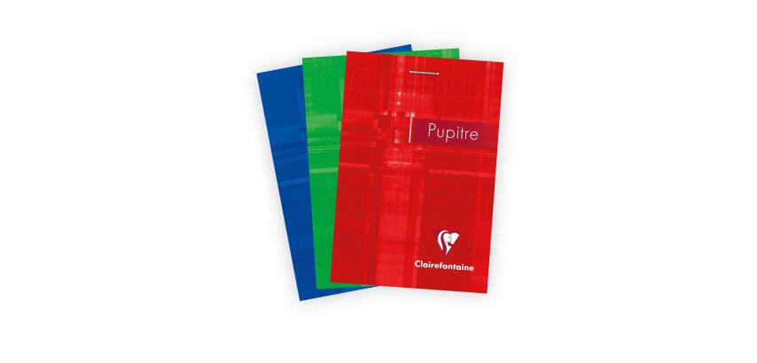 Bloc Pupitre agrafé en-tête A7160 pages détachables petits carreaux - Assortis