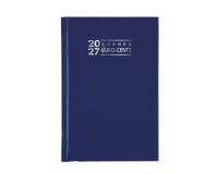 Agenda de bureau Carré Euro et cents 13,5 x 21 cm Journalier Janvier à Décembre 2027 - Coloris aléatoire