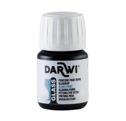 DARWI Glasmalfarbe, Flakon 30ml, Dunkelblau - Dunkelblau