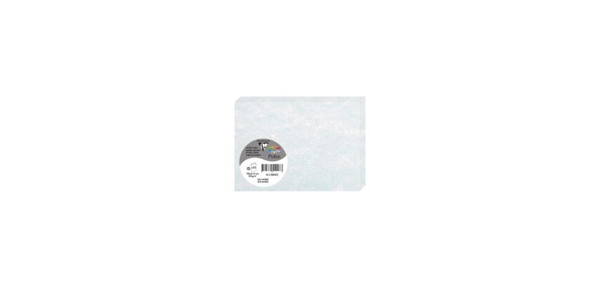 PAPIERS MARBRÉS, Paquet de 25 cartes pliées Pollen 110x155mm 180g/m2 - Bleu marbré