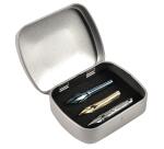 BOITE METAL 6 PLUMES ECRITURE
