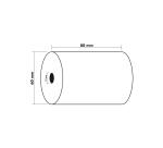 Exacompta Balance Rolls 43804E - W 80 mm x L 44 m, Ø 56 mm - 1 ply - pack of 1