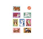 Puzzles Sticks, Forest animals - Multicolour
