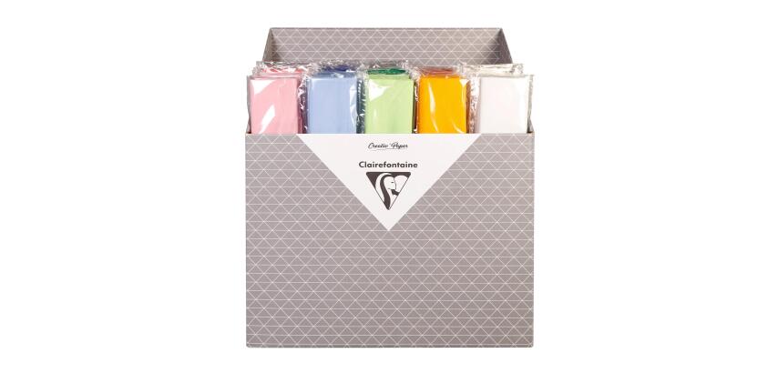 PAPIER CRÉPON, Sachet de 1 feuille pliée 75% au format 2,50x0,50m - Assortiment