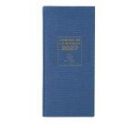 Agenda de bureau Banquier long Euro et cents 16 x 34 cm Journalier 2027 - Aléatoires