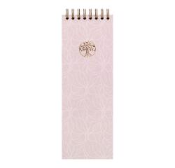 Inspire, Liste, Bloc reliure intégrale en-tête 7,5x21 cm, 80 feuilles, imprimé, ass.