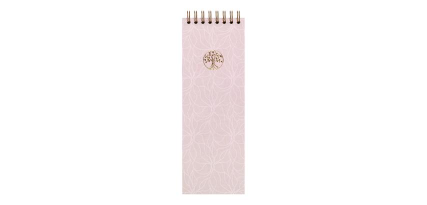 Inspire, Liste, Bloc reliure intégrale en-tête 7,5x21 cm, 80 feuilles, imprimé, ass.