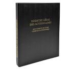 Registre des mouvements de titre, liste des actionnaires, 58 feuillets - Noir
