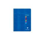Cahier de textes reliure intégrale 17x22cm 144 pages grands carreaux Couleur aléatoire - Assortis
