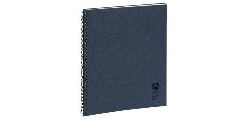 Agenda de bureau Eurotime 27S spiralé Forever 21 x 27 cm Semainier Janvier à Décembre 2027 - Couleurs assorties