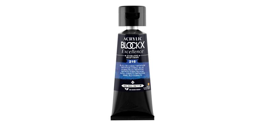 Peinture acrylique extra-fine fine tube 75ml - Bleu de Cobalt imitation