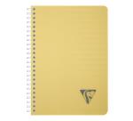 Carnet reliure intégrale Linicolor ESSENCE A5 180 pages petits carreaux couverture plastique polypropyène rainuré - Assortis