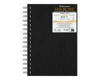 Goldline carnet spiralé 50F A5 140g portrait - Blanc