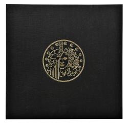 Classeur numismatique + 5 feuilles plastique - 24,5x25 cm