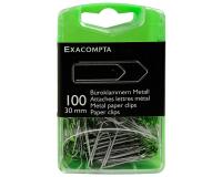 Boîte de 100 attaches lettres métal 30mm - Argent