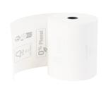 Kassarollen 80x80mm - 1 laag thermisch papier 55g/m2 - zonder Phenol - Wit