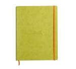 Rhodiarama cahier souple A4+ 160 pages ligné papier ivoire 90g - Anis