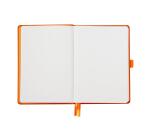 Rhodiarama Goalbook rembordé rigide A5 240 pages dot papier blanc 90g - Tangerine