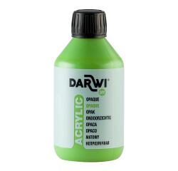 DARWI Acrylfarbe opak, Flasche 250ml, Wiesengrün - Wiesengrün|