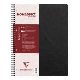 Carnet reliure intégrale Age Bag A4+ 160 pages détachables perforé 4 trous ligné - Noir