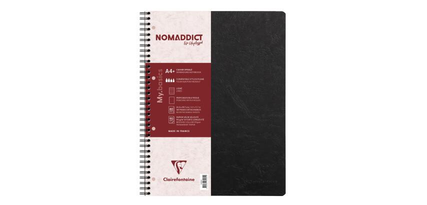 Cahier à spirale NOMADDICT, A4+