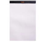 Bloc agrafé N°19 A4+ 80 feuilles unies 80 g. - Noir
