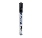 DARWI leerverf marker, punt van 2 mm, inhoud 6 ml, zwart - Zwart