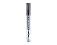 DARWI Marqueur Peinture sur Cuir Pointe Conique Fine 2mm - Noir