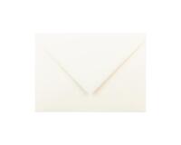 20 enveloppes C6 (114x162mm) Vélin pur coton gommées - Crème
